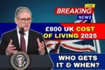 £800 UK Cost of Living 2025